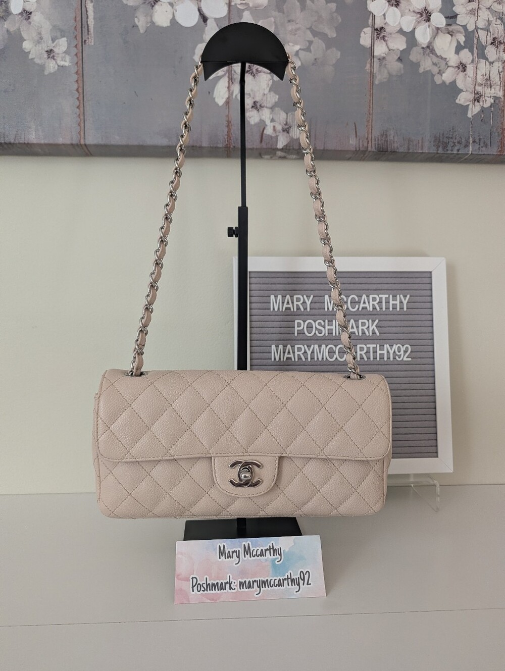 Chanel East West Flap Bag